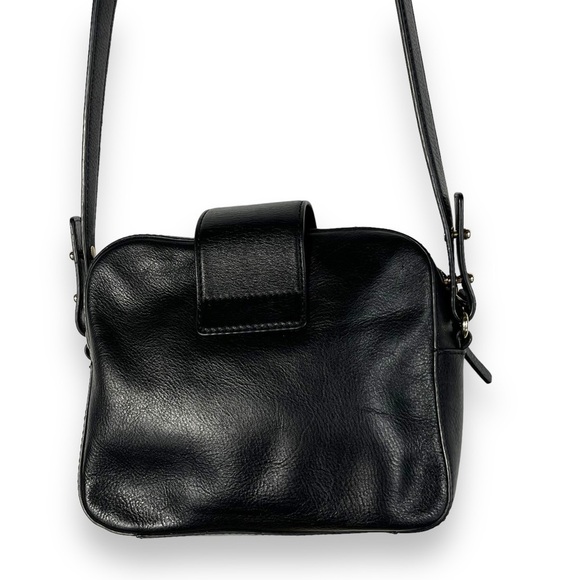 Kate Spade Leather Shoulder Cross Body Twist Lock Handbag Purse, Black - Picture 15 of 16